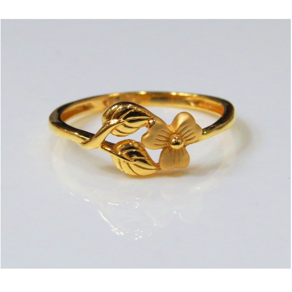 22kt Gold Plain Casting Ladies Ring