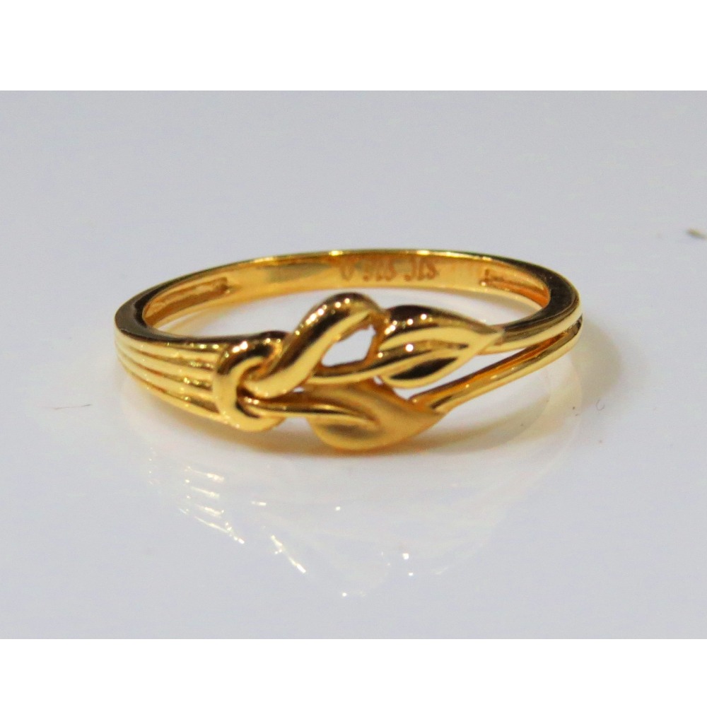 22kt Gold Plain Casting Ladies Ring