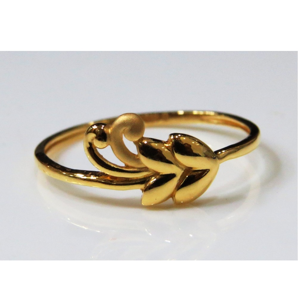 22kt Gold Plain Casting Ladies Ring