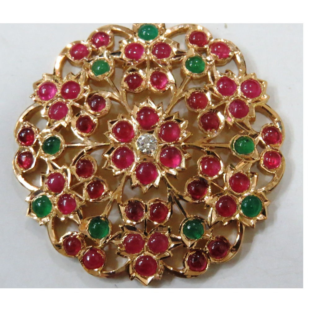 22kt gold close setting south indian Thiru Billai for women