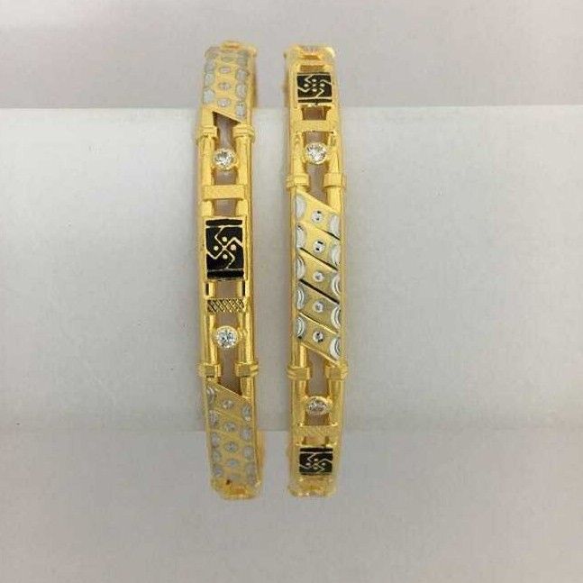 22KT Yellow Gold Classic Ladies Modern Bangle