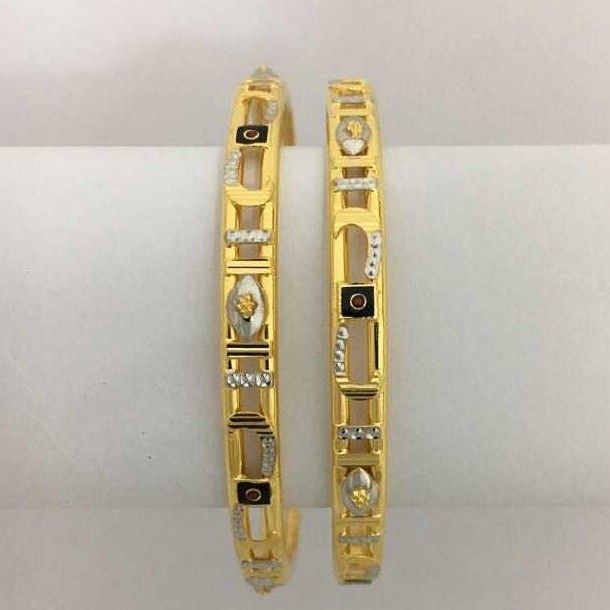 22KT Gold Antique Ladies Modern Trendy Bangle