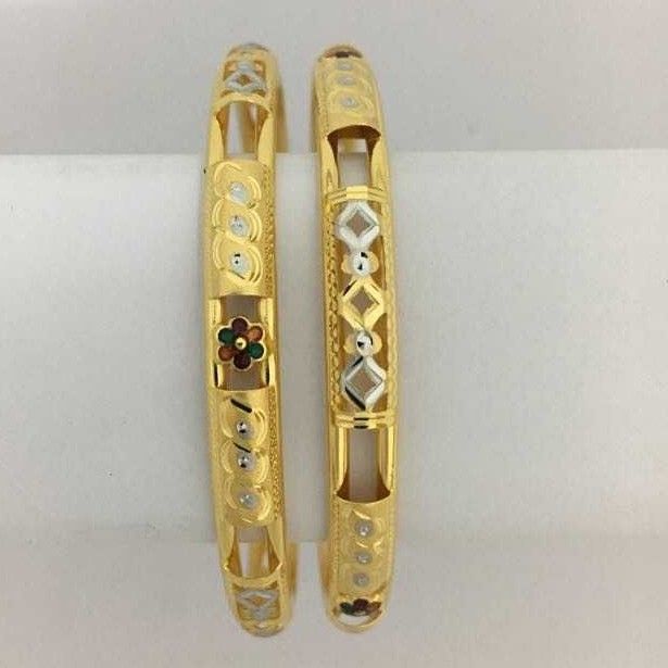 22KT Yellow Gold Antique Ladies Charming Bangle
