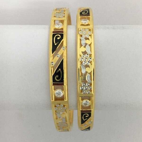 22KT/916 Gold Antique Ladies Designer Bangles