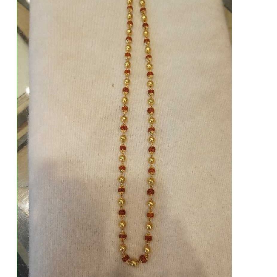 22KT Gold Ladies Rudraksh Mala