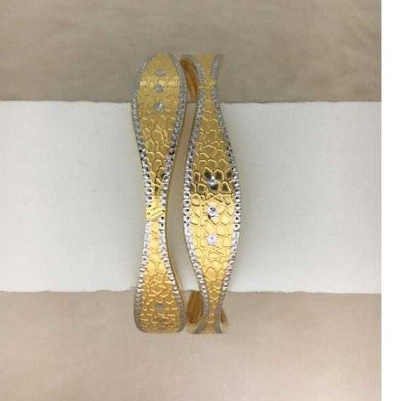22KT Gold Ladies Indian Exclusive Bangles Yellow
