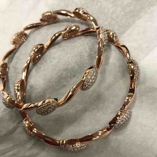 916 Gold Exclusive CZ Bangles