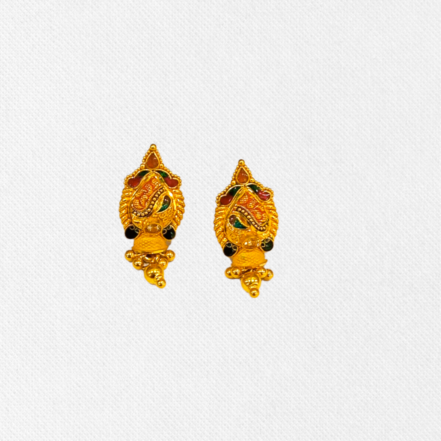 Gold 22ct Small Earrings