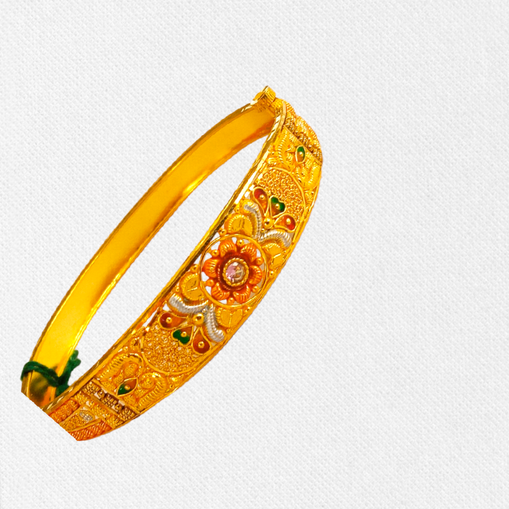 Gold Designing Kada