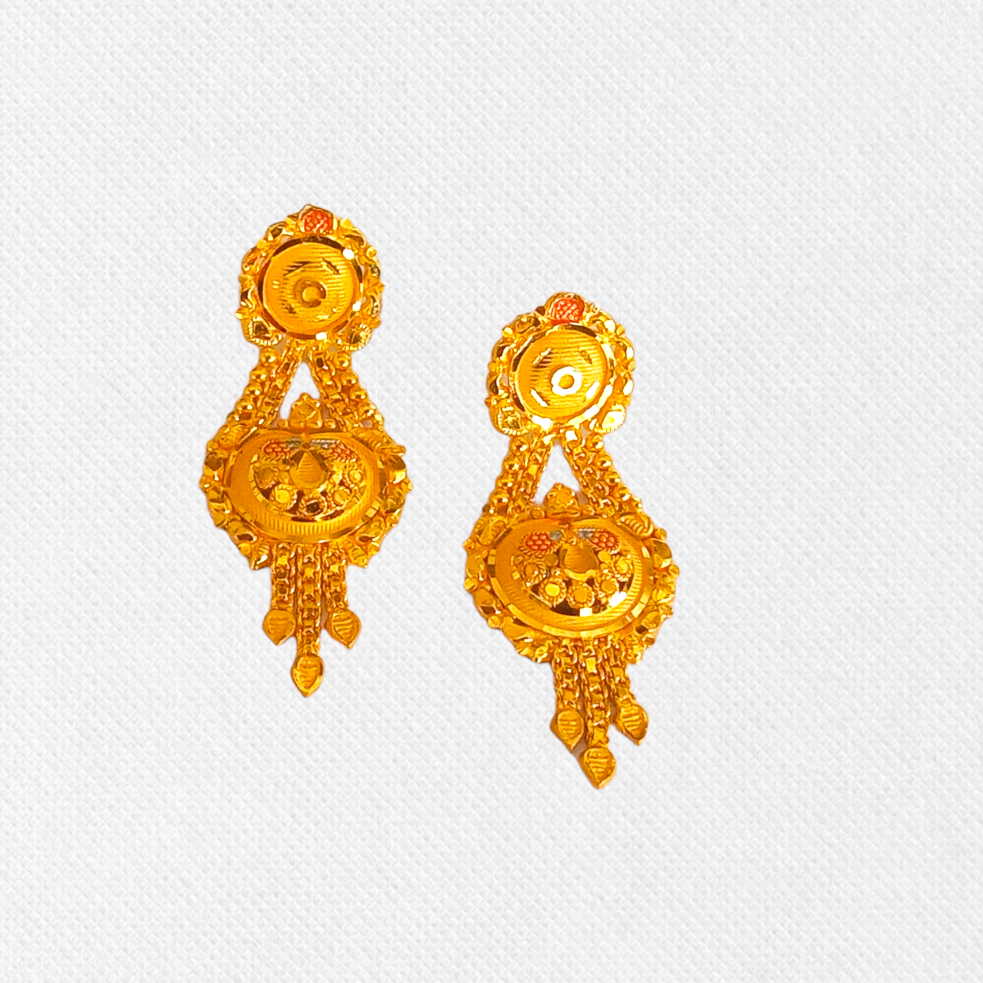 Gold 916 Earrings