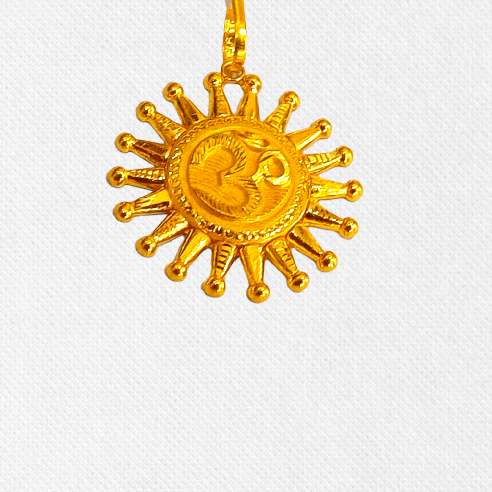 Gold 22kt Om Pendant