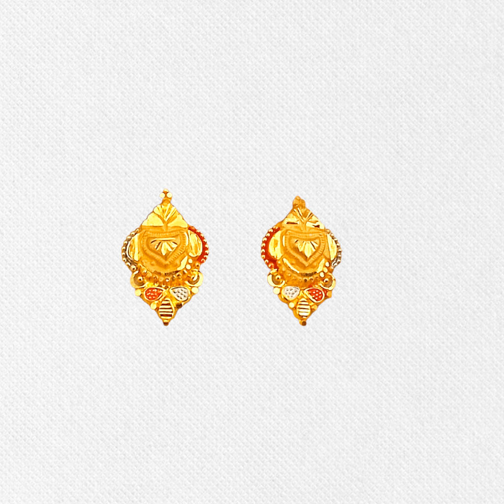 Gold Small Top's earrings