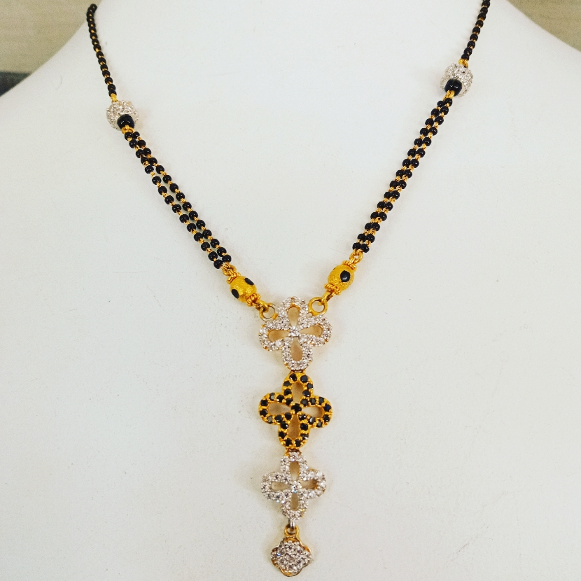 Gold unique mangalsutra