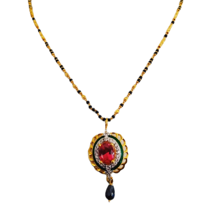 22ct short mangalsutra
