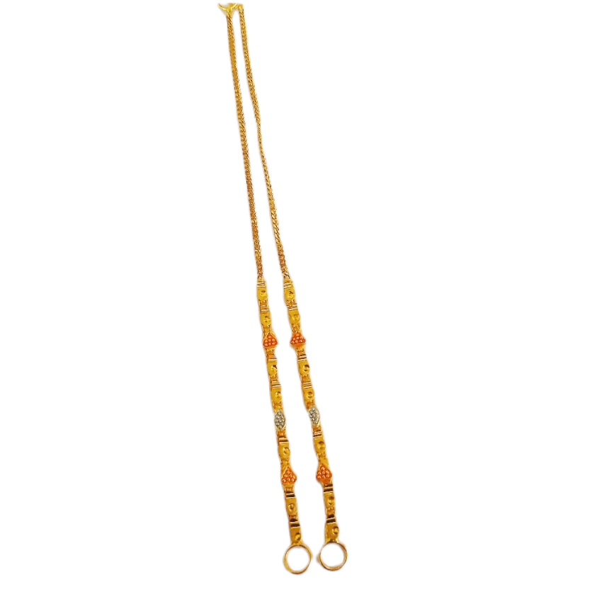 22ct fancy earchain