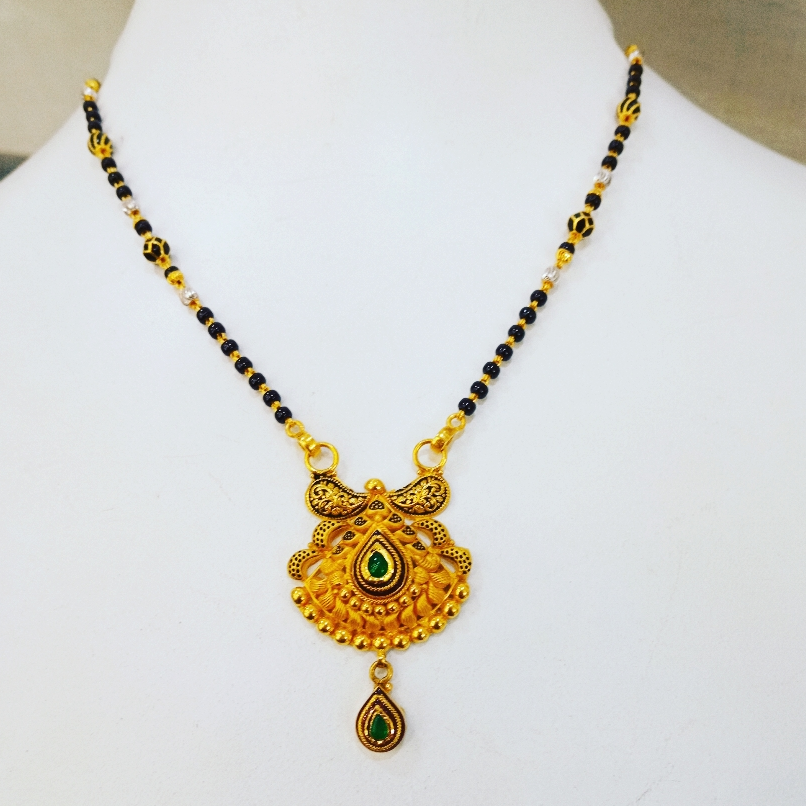 Stylish gold mangalsutra