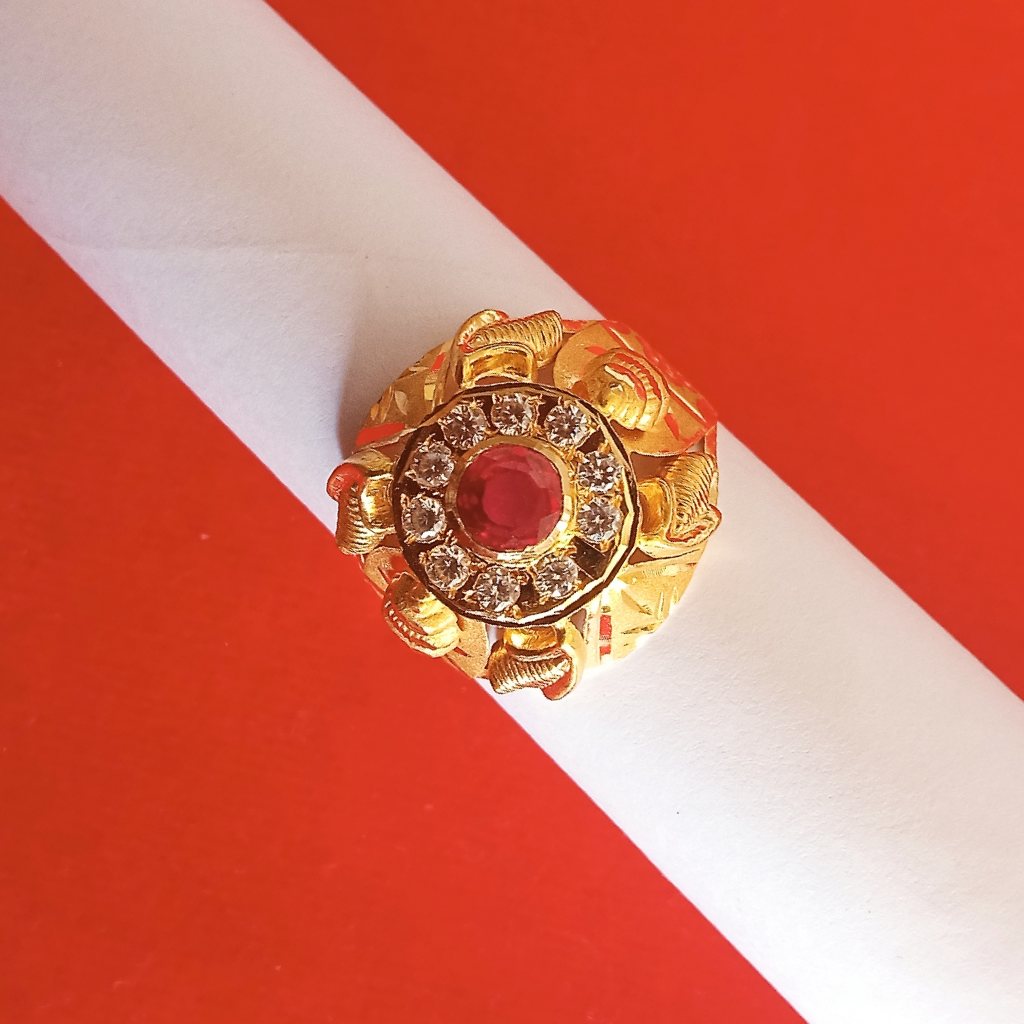 22kt yellow  gold ring for men