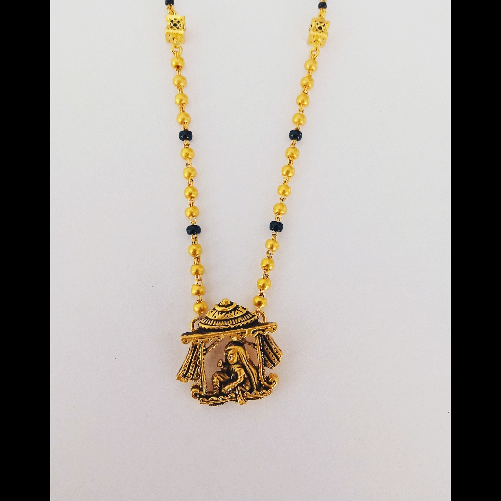 Gold Antique small mangalsutra