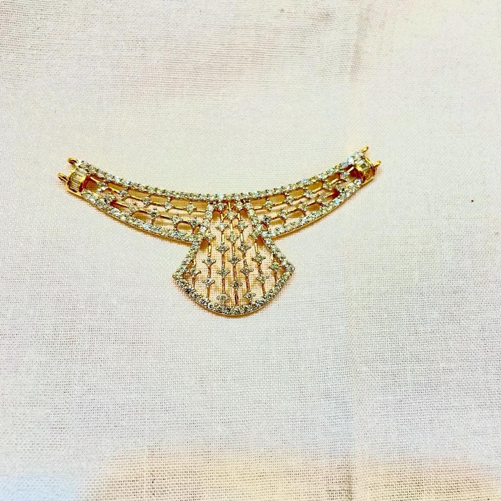 18ct diamond mangalsutra pendent