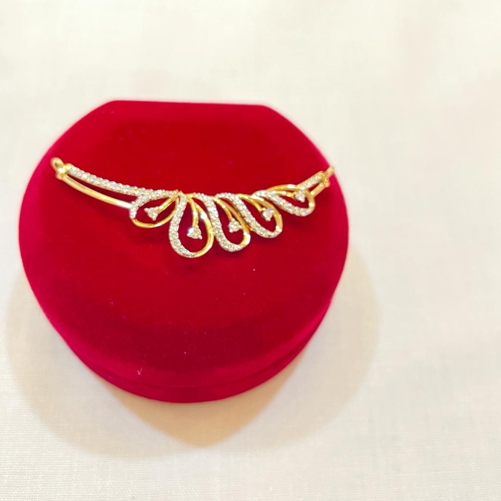 18ctdiamond mangalsutra pendent