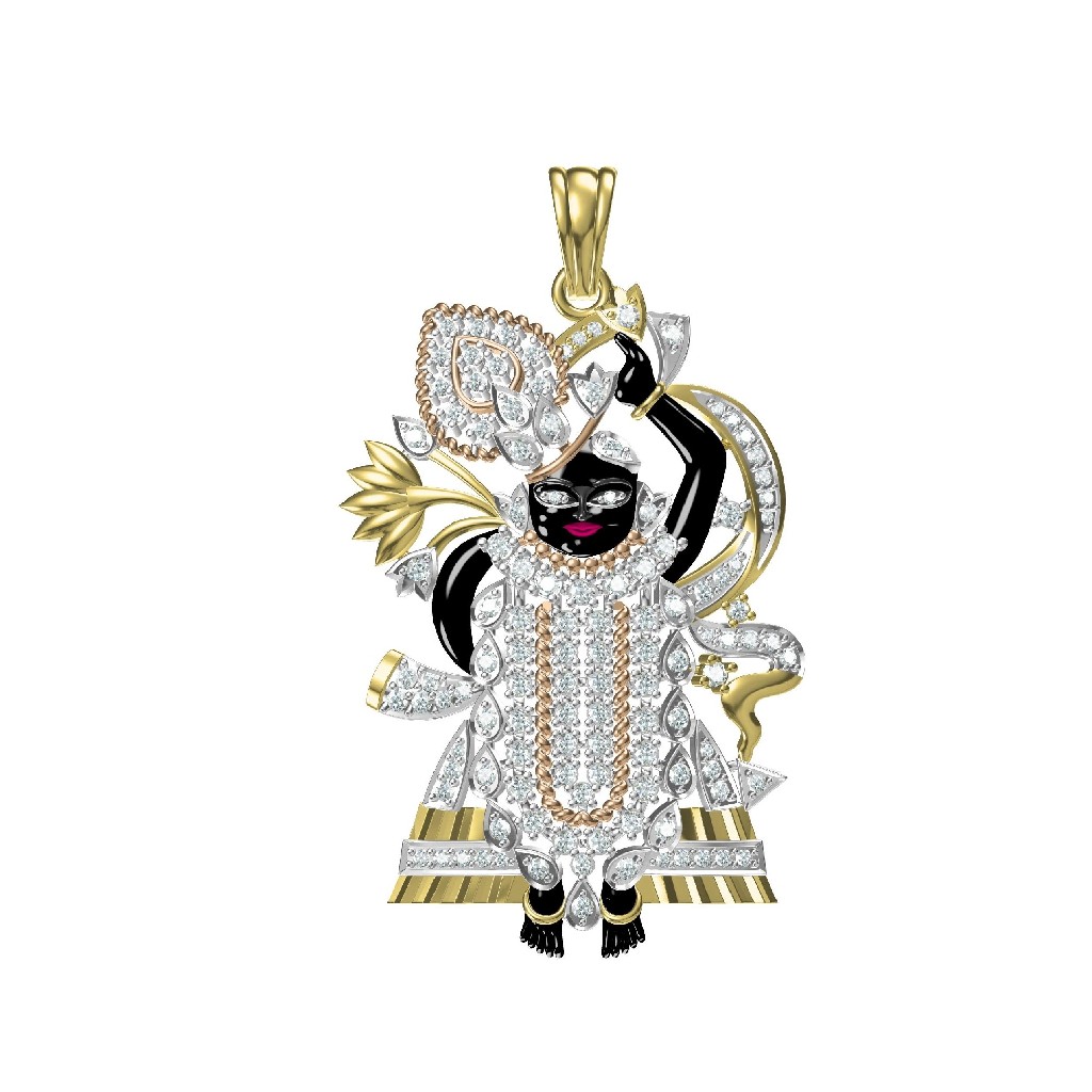 750 Diamond God Locket