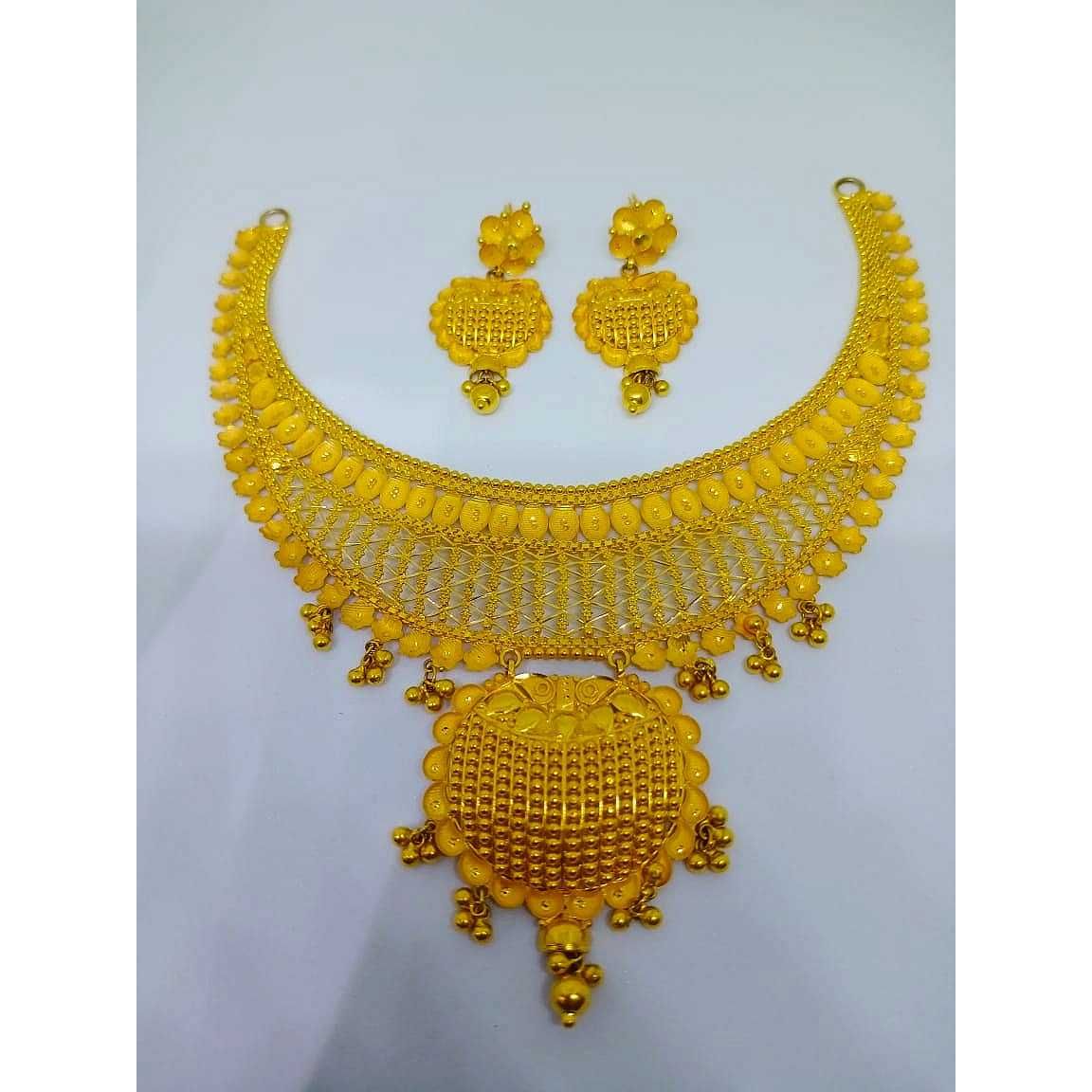 22kt gold stylish set bj-n020