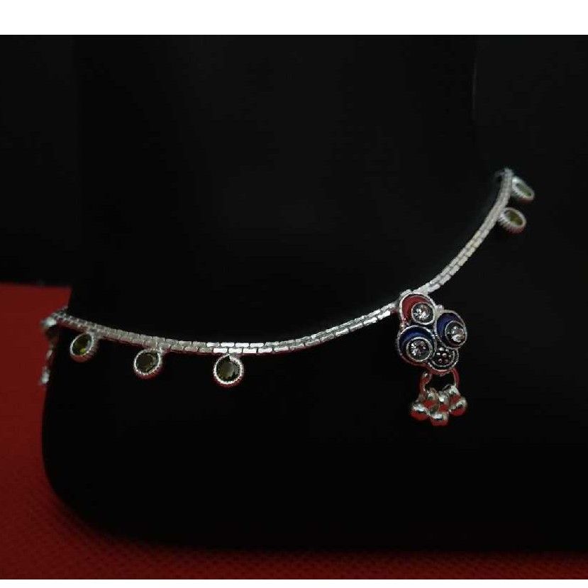 Chokar Round 925 Silver ladies Payal