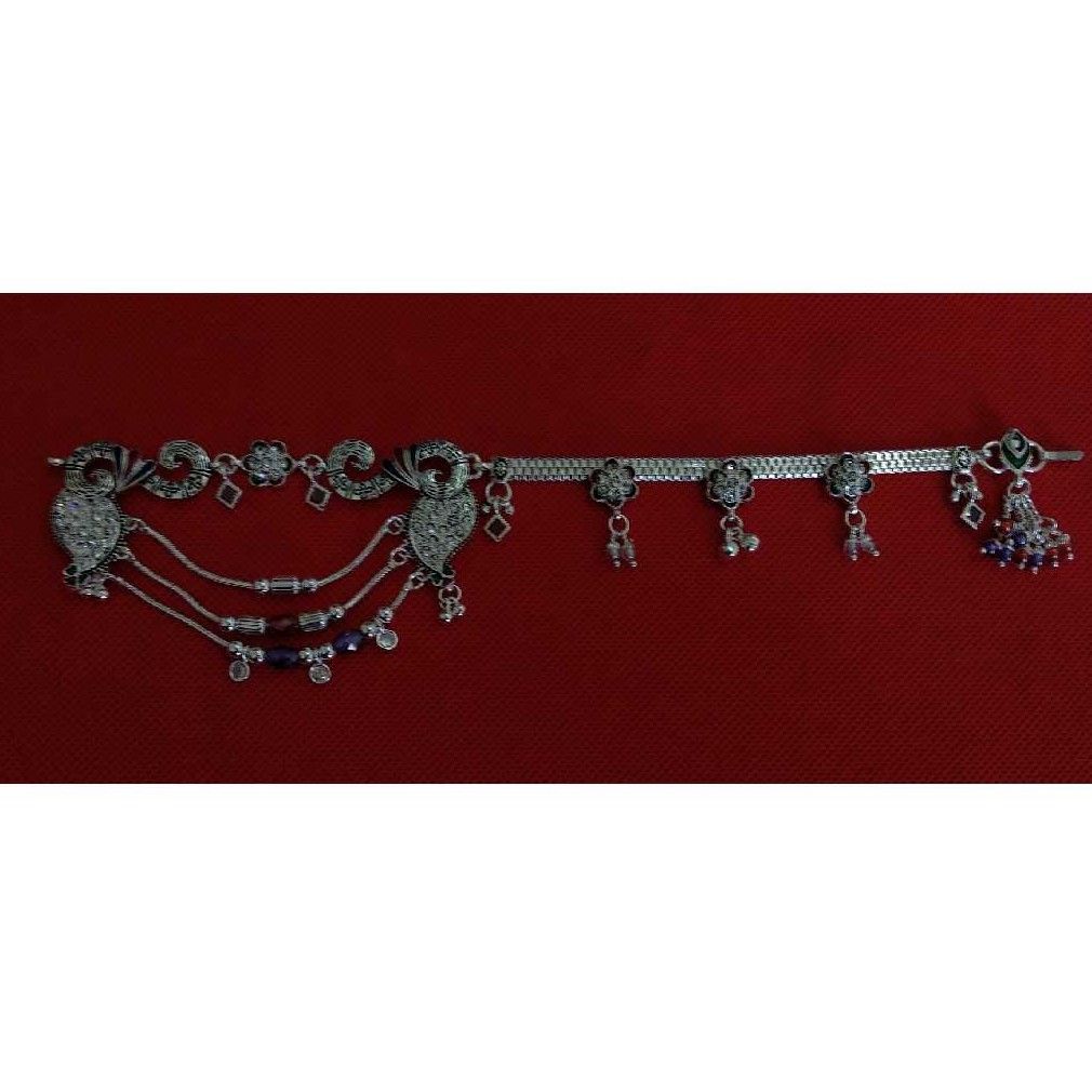 Paan Shape 925 Silver Ladies Payal