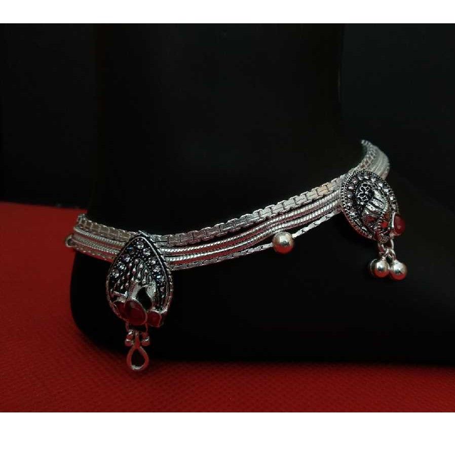 Paan Chakri Style Broad  Antique Payal