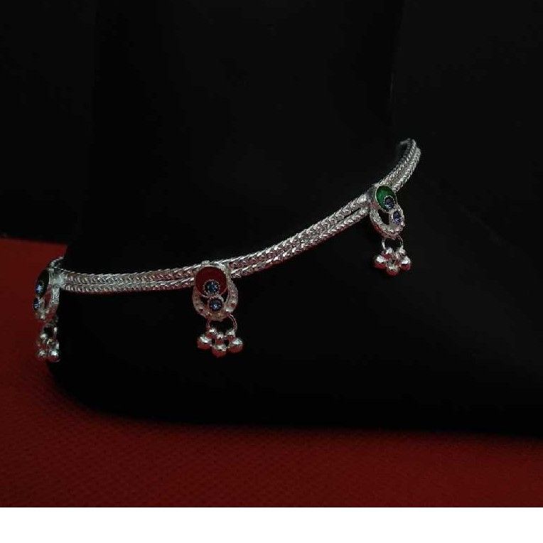 925 Silver Jhumka Fancy Ladies Payal