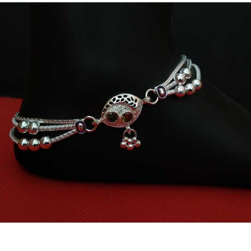 Fancy Designer Silver Payal