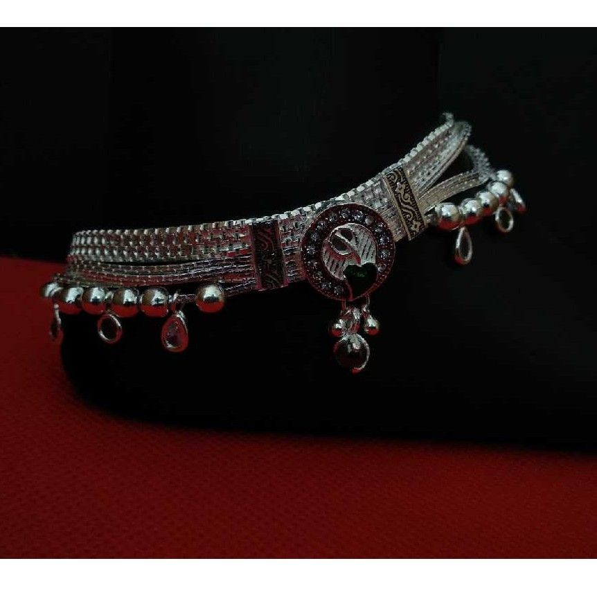 Traditional Indian 925 Silver Ladies payal