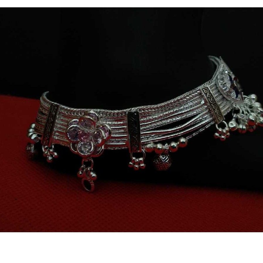 Silver Antique Designer Payal