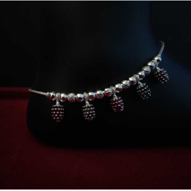 Silver Indian Charming Payal