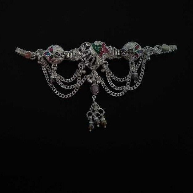 Silver Designer Indian Ladies Baju Bandh