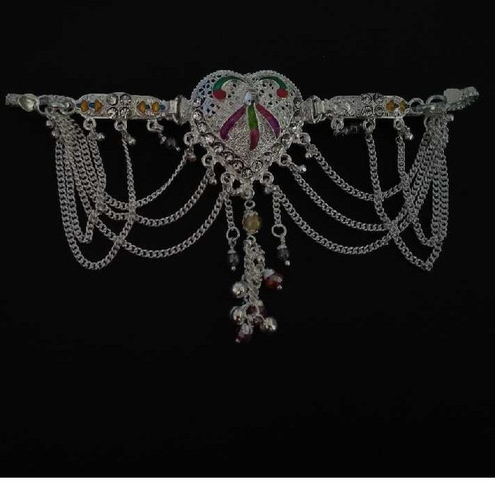 Silver Indian Natural Baju Bandh