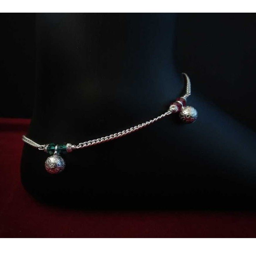 Modern Silver Charming Moti Payal