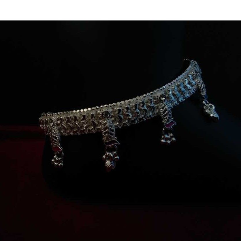 Silver Fancy Designer D Payal
