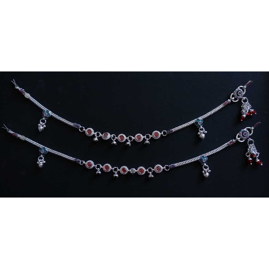 Natural Silver Attractive Payal