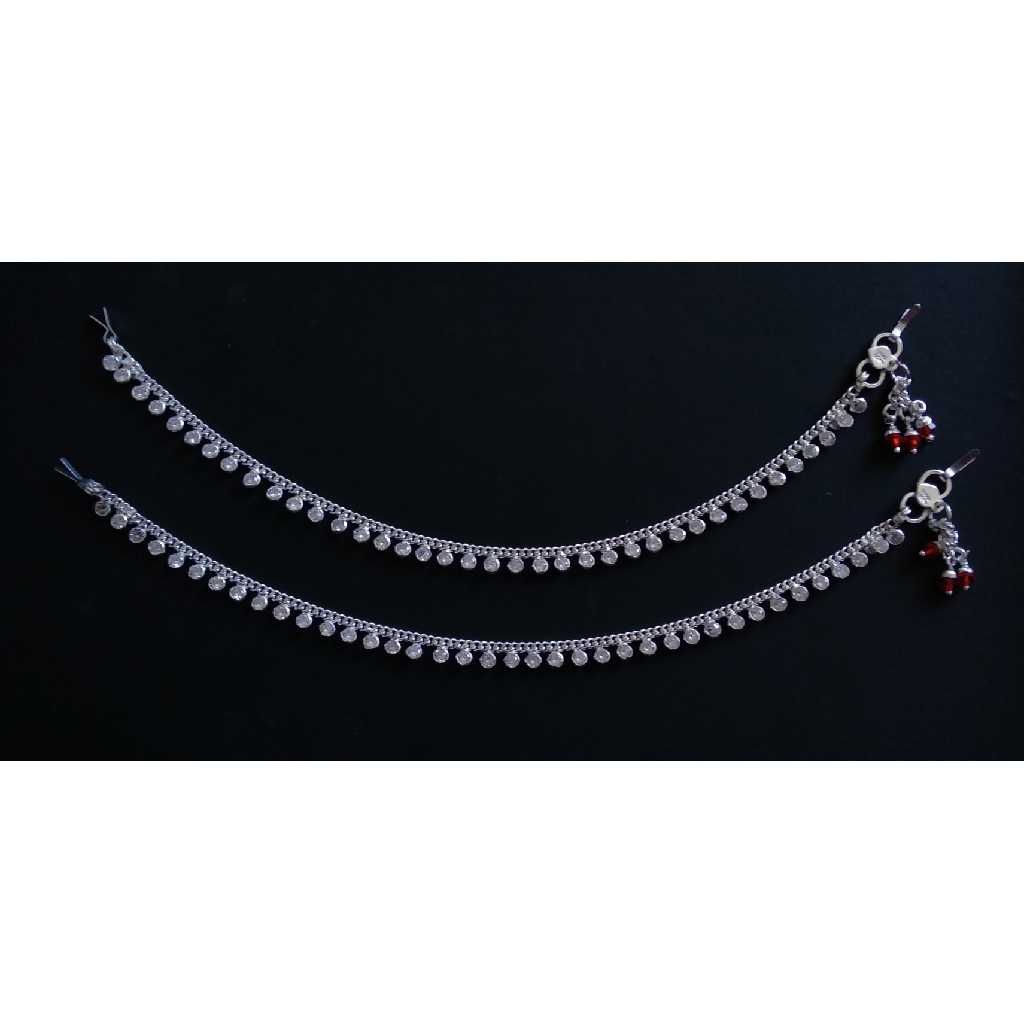 Silver Attractive Indian Oxidised Payal