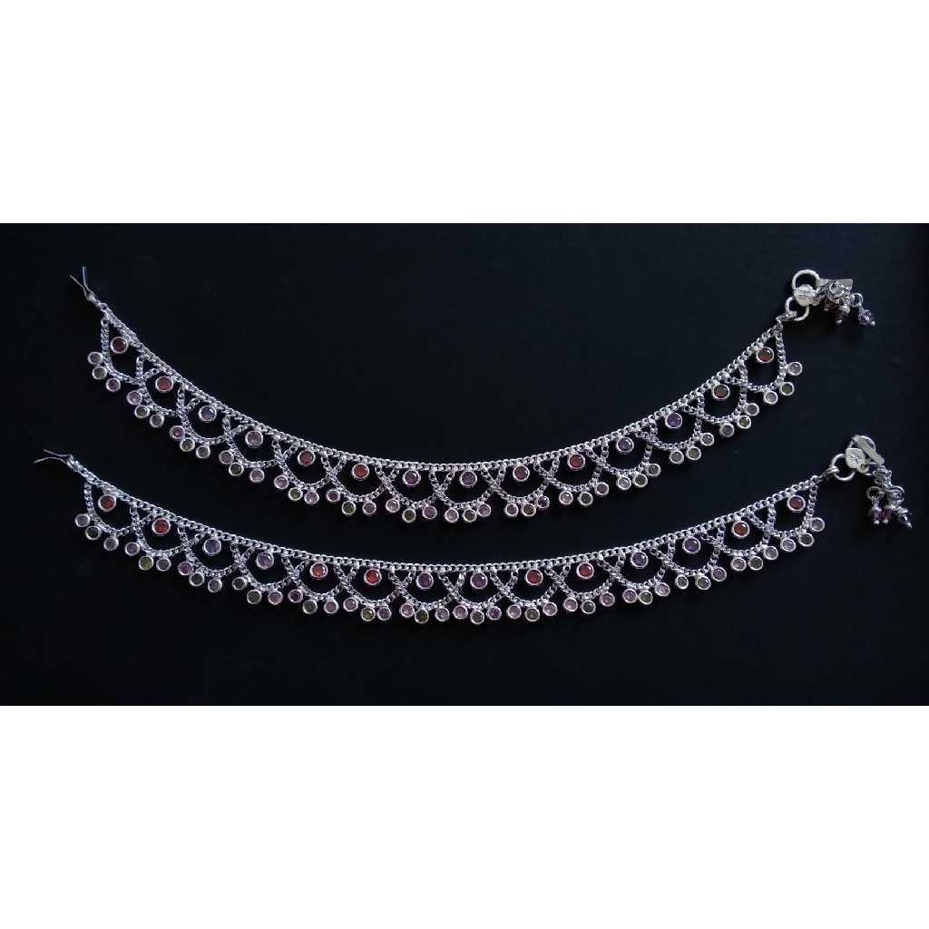 Silver Indian Attractive Judda Payal