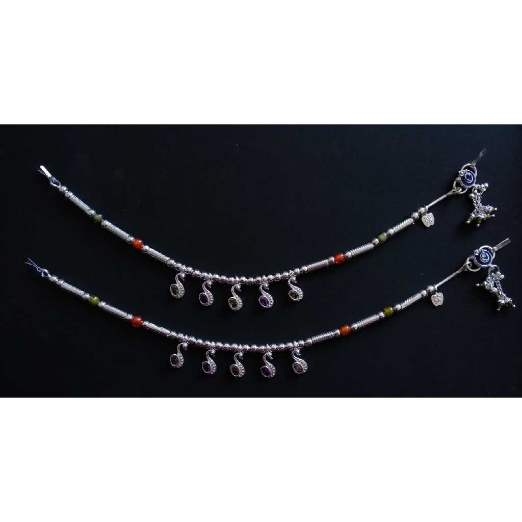 Silver Modern Trendy Designer Payal