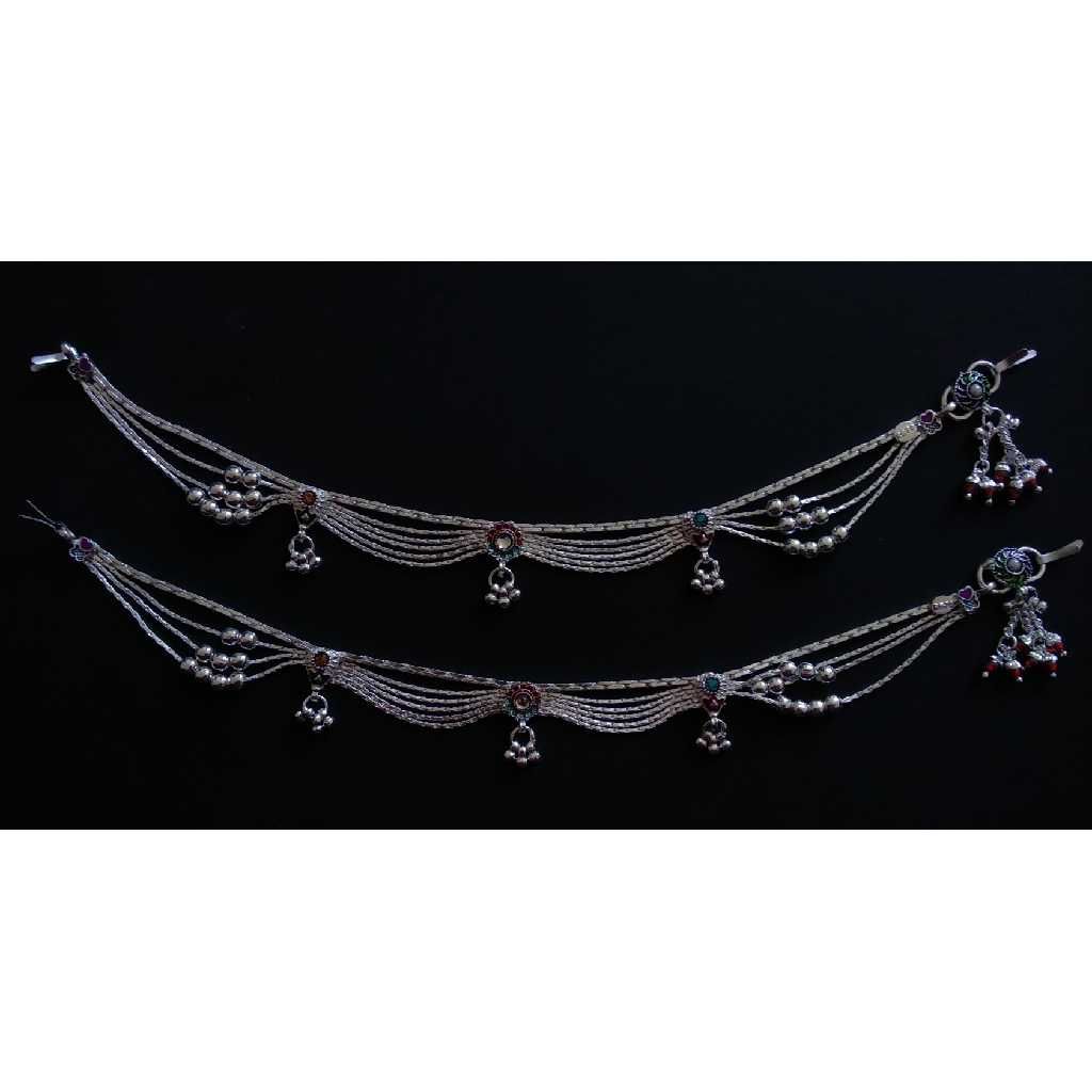 Fancy Silver Indian Payal