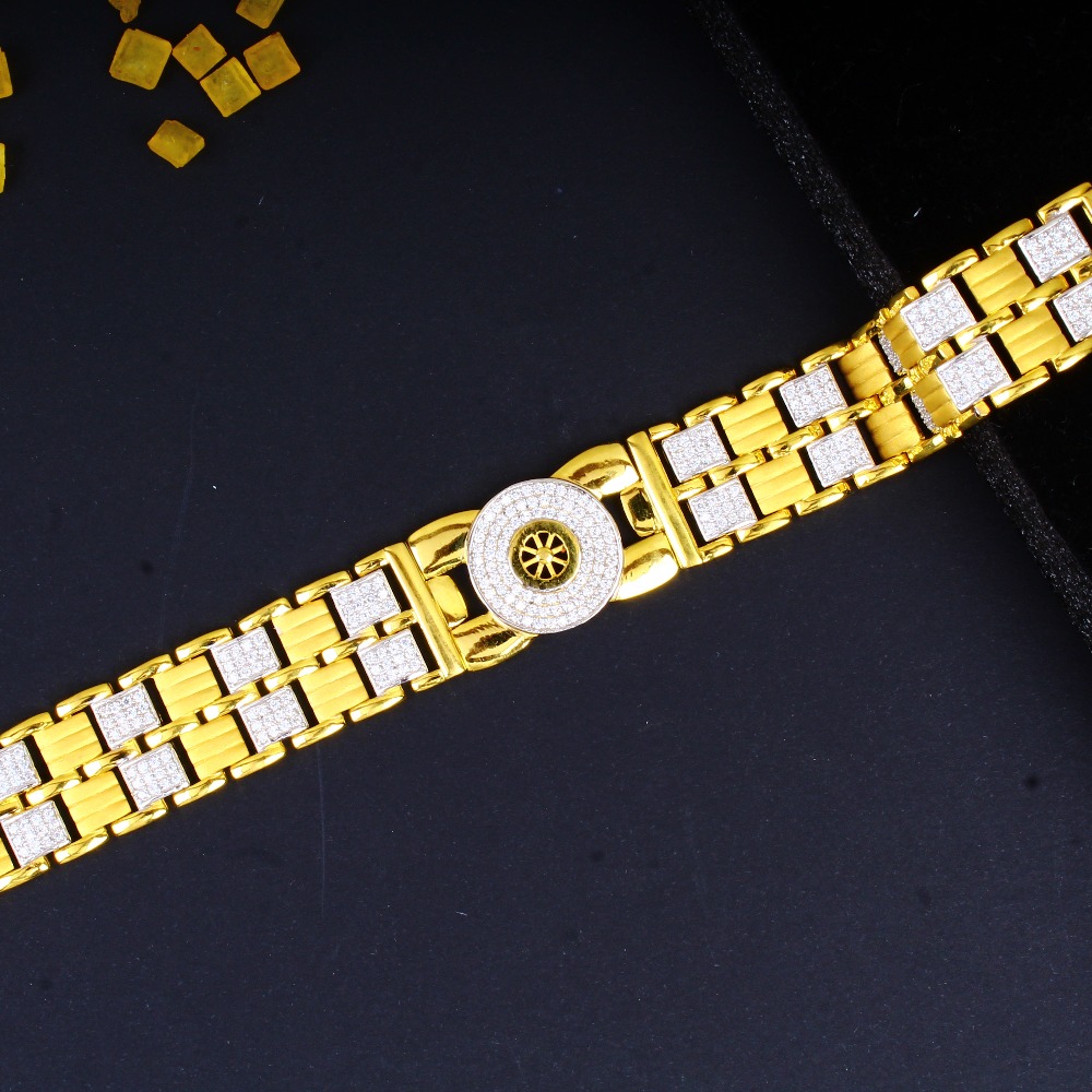 22k Gold Gents bracelet 38