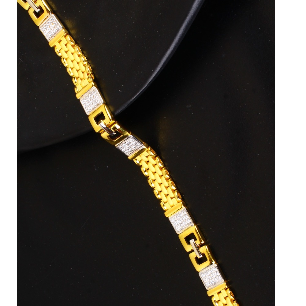 gold casual diamond Gents bracelet  30