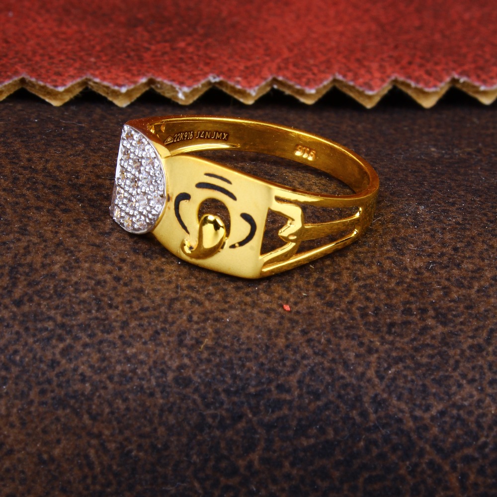 Gold cZ Diamond Ring 144