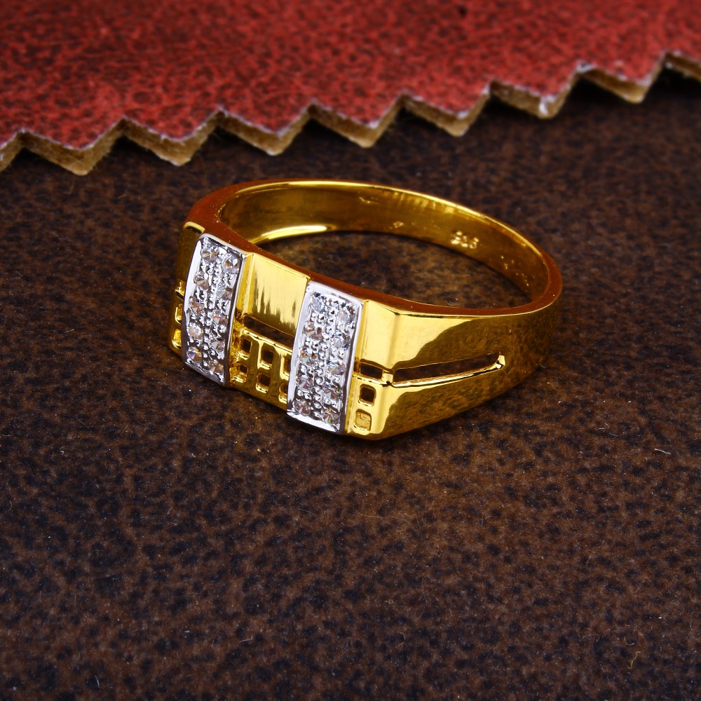 22k gold fancy mens ring