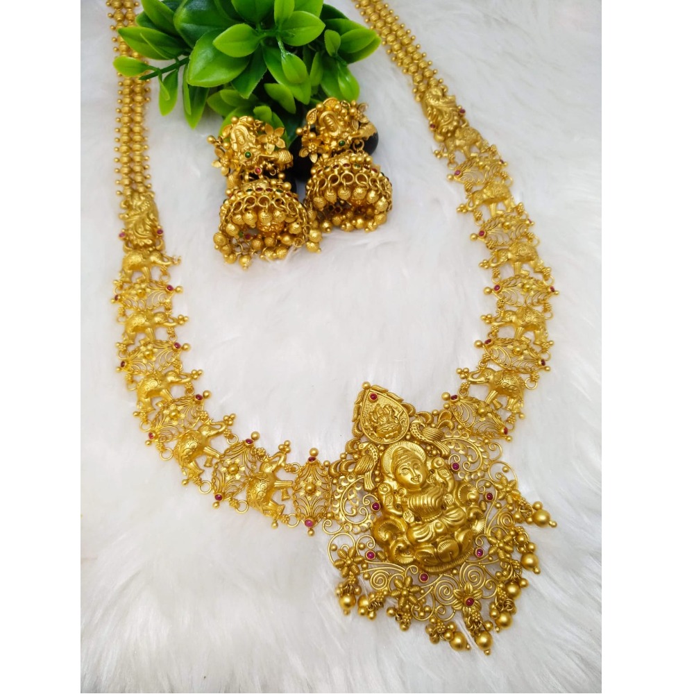 916 Gold Designer Temple Jewellery