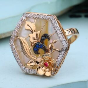 18KT Rose Gold Gorgeous Ladies Ring RLR978