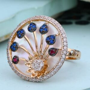 18KT Rose Gold Exclusive Ladies Ring RLR976